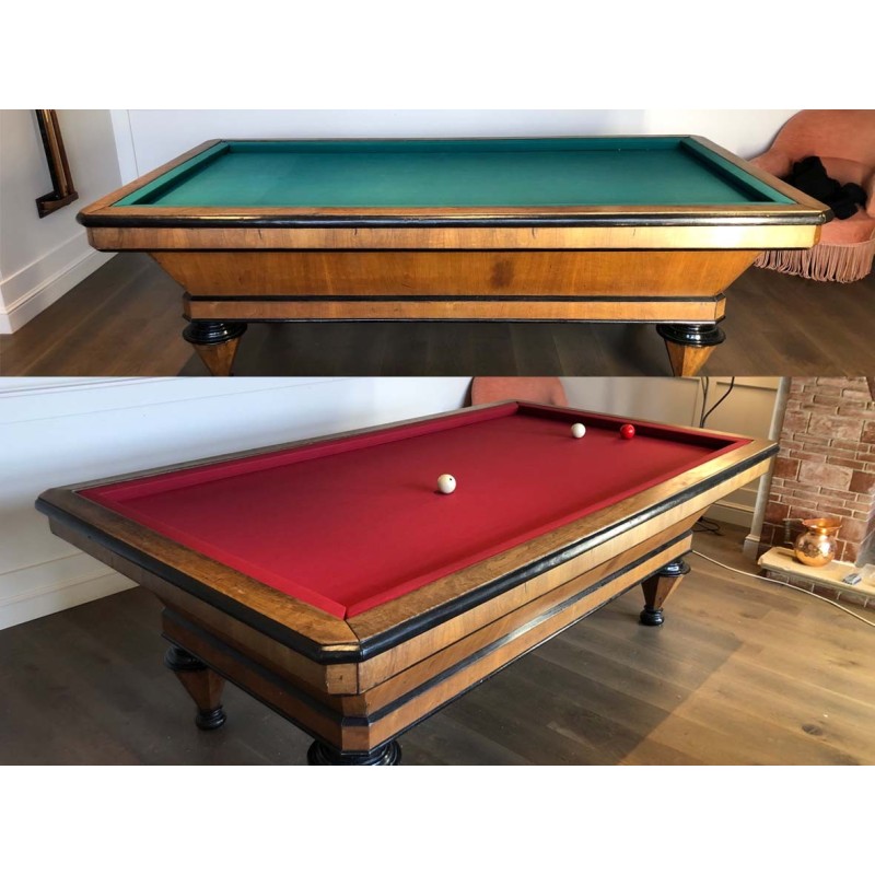 Changer, remplacer un tapis de billard.