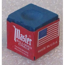 Craie de billard bleu